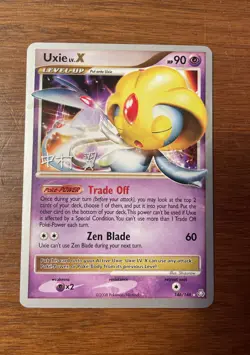 Pokemon TCG Uxie LV. X 2009 World Championship 146/146 Trading Card - Image 1