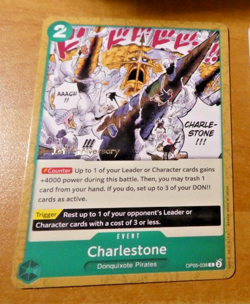 ONE PIECE ENGLISH CARD GAME CARTE 1ST ANNIVERSARY Charlestone OP05-038 EN MINT - Image 1