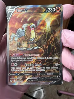 Entei v Galarian Gallery Crown Zenith Pokemon TCG Card GG36/GG70 - Image 1