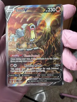 Entei v Galarian Gallery Crown Zenith Pokemon TCG Card GG36/GG70 - Image 2