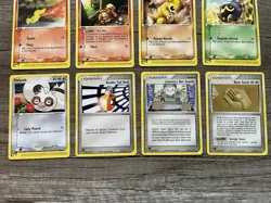 Pokemon TCG Sandstorm Set - Lot Of 12 Non Holo e-reader Cards - Steelix Arcanine - Image 4