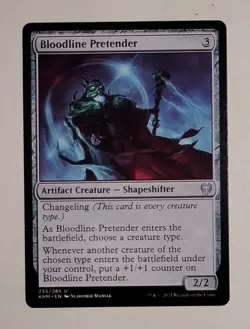 Bloodline Pretender Regular 235/285 Uncommon Magic The Gathering Card MTG 2021 - Image 1