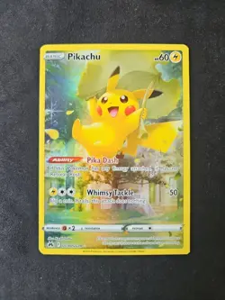 Pikachu GG30/GG70 Crown Zenith: Galarian Gallery Full Art Card NM Condition - Image 1