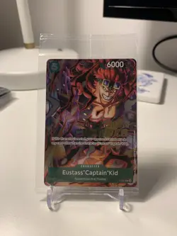 One Piece Card Game Eustass Captain Kid P-067 Pre-Release Winner Sealed - Image 1