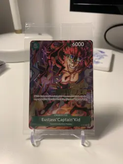 One Piece Card Game Eustass Captain Kid P-067 Pre-Release Winner Sealed - Image 2