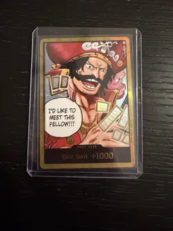 DON!! Card (Gol.D.Roger) (Gold) Carrying On His Will Foil - Image 1