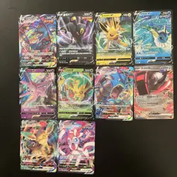 Pokemon Eeveelution Card Lot Umbreon Sylveon & Leafeon Vmax Korean Eevee Heroes - Image 1