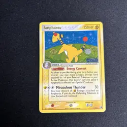 Ampharos 1/115 EX Unseen Forces Pokemon Card, Reverse Holo Rare Stamped. NM-/LP+ - Image 3