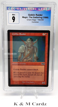 Goblin Raider - Urza's Saga - MTG - Graded - CGC 9.0 - Image 1