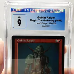 Goblin Raider - Urza's Saga - MTG - Graded - CGC 9.0 - Image 3