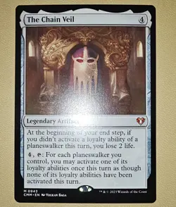 MTG The Chain Veil 0943 Commander Masters Mythic Rare NM - Image 1