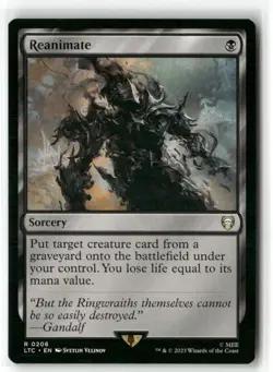 Reanimate Commander: the Lord of the Rings: Tales of Middle-Earth Regular - Image 1