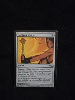 Magic the Gathering Mirrodin Isochron Scepter MP - Image 1