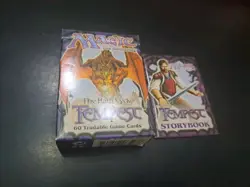 Magic The Gathering Tempest Storybook And Box Vintage 90s 1997 MTG - Image 1