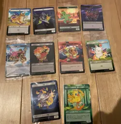 FINAL FANTASY Magic The Gathering Plastic Tokens Complete Set Japan Limited MTG - Image 1