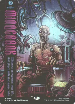 MTG Mindcrank (2186) *Rainbow Foil* Secret Lair: Iron Maiden MT/NM Free Ship - Image 1