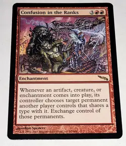 1x Confusion in the Ranks #87 (NM ) Mirrodin MRD Magic the Gathering MTG English - Image 1