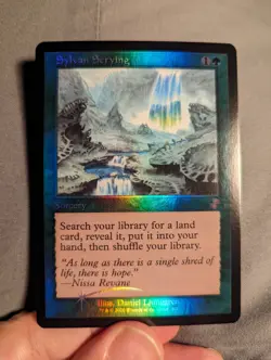 1x Retro Foil Sylvan Scrying NM - Time Spiral Remastered Magic MTG x1 - Image 2