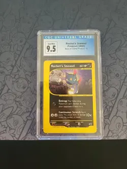 GEM MINT Pokemon: Rocket's Sneasel Best of Game 5 Promo 2003 Rare - CGC - E110 - Image 1