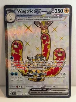 Pokemon Card Wugtrio EX 190/162 Temporal Forces - Near Mint free shipping - Image 1