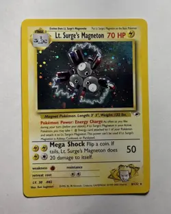 🔥Gym Heroes Lt. Surges Magneton Holo #8/132 Rare WOTC Pokemon Card TCG NM Mint - Image 1