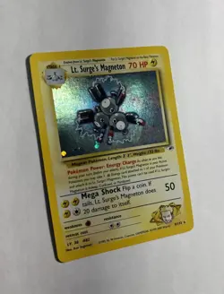 🔥Gym Heroes Lt. Surges Magneton Holo #8/132 Rare WOTC Pokemon Card TCG NM Mint - Image 2