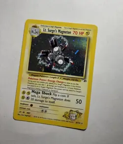 🔥Gym Heroes Lt. Surges Magneton Holo #8/132 Rare WOTC Pokemon Card TCG NM Mint - Image 3