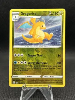 Pokemon TCG Silver Tempest Dragonite Reverse Holo Rare 131/195 NM - Image 1