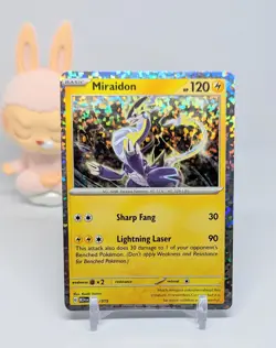 Miraidon ✨Holo NM✨ Dragon Discovery 💡 McDonalds Happy Meal 2025 Pokemon #003 - Image 1