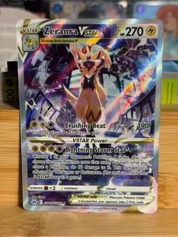 ZERARORA VSTAR GG43/GG70 Crown Zenith: Galarian Gallery Full Art Pokemon TCG NM - Image 1