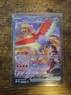 Ethan's Ho-Oh ex 230/182 Destined Rivals SIR Special Illustration Rare Pokemon - Image 1