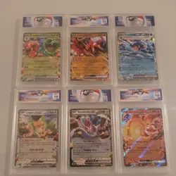 Graded Pokemon Slab Lot. English. Japanese. EX. Garchomp. Koraidon. Chi-Yu. Rare - Image 1