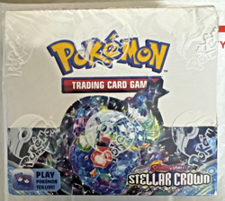 POKEMON TCG BOOSTER BOX - STELLAR CROWN - SCARLET AND VIOLET - FACTORY SEALED - Image 1