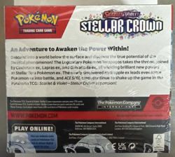 POKEMON TCG BOOSTER BOX - STELLAR CROWN - SCARLET AND VIOLET - FACTORY SEALED - Image 2