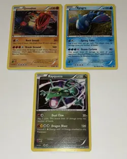2015 Pokemon TCG Kyogre/Groudon/Raquaza XY Black Star Promos! Very LP Cond. - Image 1