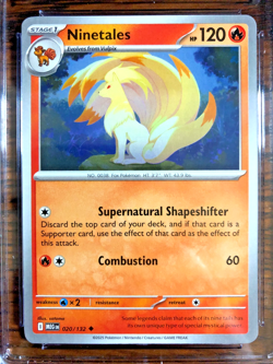 Ninetales Reg. Uncommon #020 - CGC NEAR MINT 7 - Mega Evolution - Pokemon TCG - Image 2