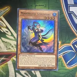 Yugioh! Marincess Springirl LED9-EN031 Super Rare 1st Edition NM - Image 1