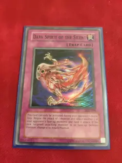 Yugioh Dark Spirit of the Silent LON-079 Super Rare Unlimited NM - Image 1