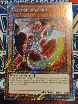 In Hand YUGIOH x1 RA04-EN177 ECLIPSE WYVERN - PLATINUM SECRET RARE 1st EDITION - Image 1
