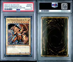 2023 Yu-Gi-Oh Winged Dragon Of Ra 25th Anniversary Edition EN003 PSA 10 GEM MINT - Image 1