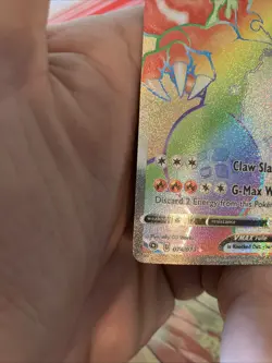 Pokemon TCG Champions Path Rainbow Charizard VMAX Secret Rare Card 74/73 - Image 5