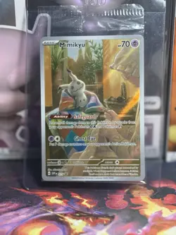 Mimikyu 075 Black Star Promo SV075 Sealed Paldean Fates Full Art Pokemon Card - Image 1