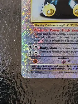 Pokemon TCG Snorlax Legendary Collection Reverse Holo Card 64/110 Rare LP 2002 - Image 4
