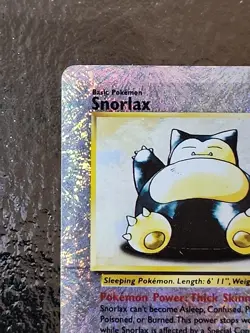 Pokemon TCG Snorlax Legendary Collection Reverse Holo Card 64/110 Rare LP 2002 - Image 5