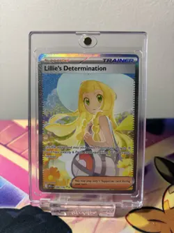 Pokemon TCG Lillie’s Determination SIR 184/132 ENGLISH Mega Evolution Card - Image 1