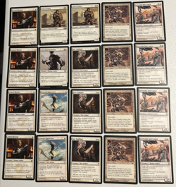 MTG 40-Card Deck Pack (Soldiers - Mono White Equip) - Just Add Lands - Image 1