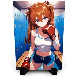 Neon Genesis Evangelion Asuka Langley Soryu Sexy Anime Waifu Goddess Art Card - Image 2