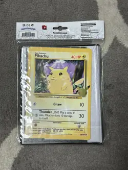 Pokemon TCG 25th Anniversary First Partner Collector’s Binder Pikachu Card Jumbo 820650809606 - Image 1