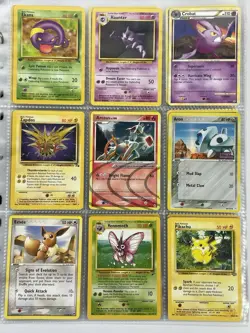 Pokemon Card Collection VTG Binder Holo Rare 1st WoTC Arceus Zapdos Pikachu - Image 1