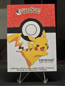 Pokemon non tcg Magikarp #129: Stained Glass Crystal Card Collection - Image 2